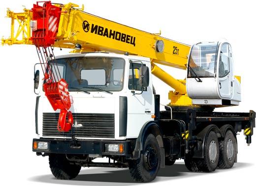 Аренда автокрана 25 тонн